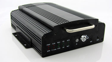 Network h.264 Mobile DVR With GPS Tracking SD card storage Support CIF HD1 Playback