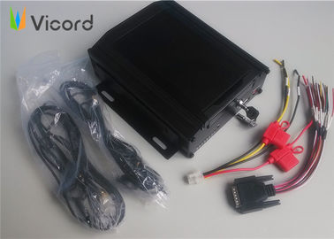 Black 3G Mobile DVR Recorder 8ch Hard Disk Recording PTZ Control
