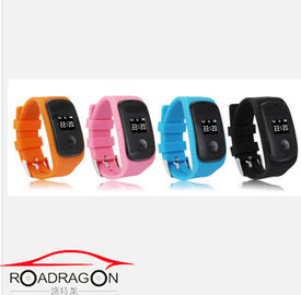 Waterproof IP67 Wrist Watch GPS Tracker , Blue / Pink Personal GPS Bacelet